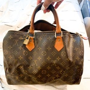 Vintage LV Louis Vuitton Speedy Duffle 35